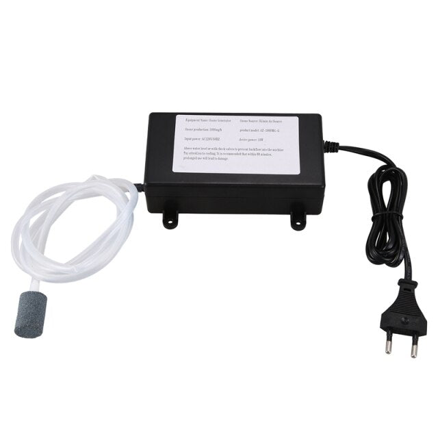 Ozone Generator 220V 1000Mg Ozonizer Water Air Purifier Cleaner Treatment Fruit Vegetable Fish Tank Medical Oxygen