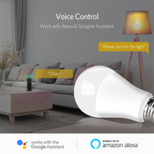 將圖片載入圖庫檢視器 15W WiFi Smart LED Light Bulb E27 B22 Ampoule LED Intelligent Dimmable Night Lamp Apply to alexa google Home Assistant Echo
