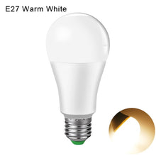 โหลดรูปภาพลงในเครื่องมือใช้ดูของ Gallery 15W WiFi Smart LED Light Bulb E27 B22 Ampoule LED Intelligent Dimmable Night Lamp Apply to alexa google Home Assistant Echo
