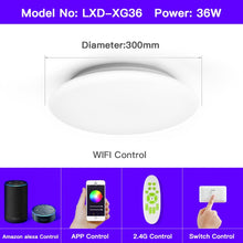 Load image into Gallery viewer, OFFDARKS smart ceiling lamp, compatible with Alexa and Google home,  RGB dimming  ,kitchen,living room,bedroom led ceiling light
