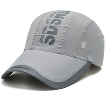 โหลดรูปภาพลงในเครื่องมือใช้ดูของ Gallery Summer Breathable Ultra-Thin Quick Drying Women Men&#39;s Baseball Cap Outdoor Sports Mountaineering  Cycling Fishing Truck Hat A150
