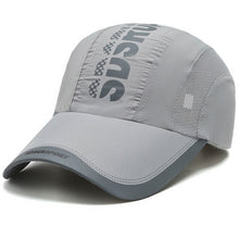 โหลดรูปภาพลงในเครื่องมือใช้ดูของ Gallery Summer Breathable Ultra-Thin Quick Drying Women Men&#39;s Baseball Cap Outdoor Sports Mountaineering  Cycling Fishing Truck Hat A150
