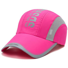 โหลดรูปภาพลงในเครื่องมือใช้ดูของ Gallery Summer Breathable Ultra-Thin Quick Drying Women Men&#39;s Baseball Cap Outdoor Sports Mountaineering  Cycling Fishing Truck Hat A150
