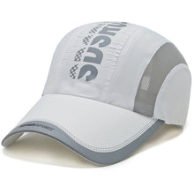 โหลดรูปภาพลงในเครื่องมือใช้ดูของ Gallery Summer Breathable Ultra-Thin Quick Drying Women Men&#39;s Baseball Cap Outdoor Sports Mountaineering  Cycling Fishing Truck Hat A150
