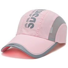 โหลดรูปภาพลงในเครื่องมือใช้ดูของ Gallery Summer Breathable Ultra-Thin Quick Drying Women Men&#39;s Baseball Cap Outdoor Sports Mountaineering  Cycling Fishing Truck Hat A150
