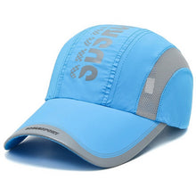 โหลดรูปภาพลงในเครื่องมือใช้ดูของ Gallery Summer Breathable Ultra-Thin Quick Drying Women Men&#39;s Baseball Cap Outdoor Sports Mountaineering  Cycling Fishing Truck Hat A150
