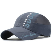 โหลดรูปภาพลงในเครื่องมือใช้ดูของ Gallery Summer Breathable Ultra-Thin Quick Drying Women Men&#39;s Baseball Cap Outdoor Sports Mountaineering  Cycling Fishing Truck Hat A150
