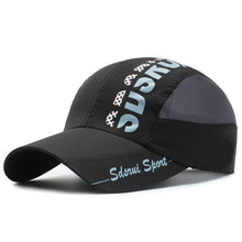 โหลดรูปภาพลงในเครื่องมือใช้ดูของ Gallery Summer Breathable Ultra-Thin Quick Drying Women Men&#39;s Baseball Cap Outdoor Sports Mountaineering  Cycling Fishing Truck Hat A150

