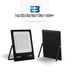 New Ultra-thin Led Flood Light 10W 20W 30W 50W 100W 150W 220V Led Spotlight Outdoor Street Lamp Waterproof Led Chip Reflector