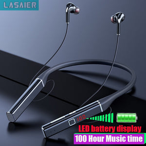 TWS 100 hours Wireless Earphone Bluetooth Magnetic Neckband Headphone IPX5 Waterproof Sport Headset Noise Cancelling Micophone