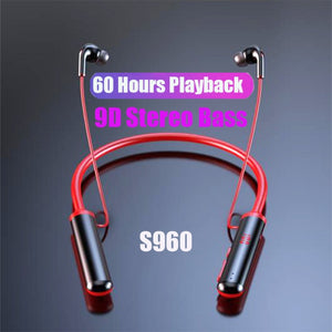 TWS 100 hours Wireless Earphone Bluetooth Magnetic Neckband Headphone IPX5 Waterproof Sport Headset Noise Cancelling Micophone