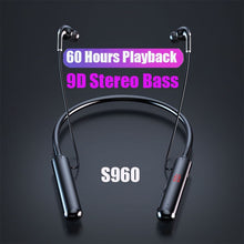 Load image into Gallery viewer, TWS 100 hours Wireless Earphone Bluetooth Magnetic Neckband Headphone IPX5 Waterproof Sport Headset Noise Cancelling Micophone
