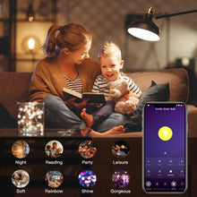 將圖片載入圖庫檢視器 15W WiFi Smart Light Bulb,B22/E27 LED RGB Lamp,Work with Alexa/Google Home 85-265V RGB+White Dimmable Timer Function Bulb
