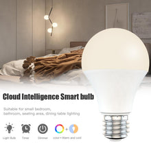 Load image into Gallery viewer, 15W WiFi Smart Light Bulb,B22/E27 LED RGB Lamp,Work with Alexa/Google Home 85-265V RGB+White Dimmable Timer Function Bulb
