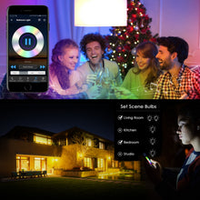 โหลดรูปภาพลงในเครื่องมือใช้ดูของ Gallery 15W WiFi Smart Light Bulb B22 E27 110/220V LED RGB Lamp Work With Alexa Amazon Google Home Dimmable Voice Control Smart Home
