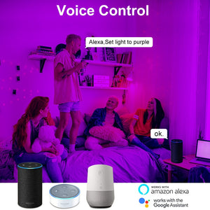 12w 15w Tuya Smart Light Bulb  Color Changing wifi Light E27 B22 RGB LED Bulb Dimmable Alexa Compatible Smart Life APP Google
