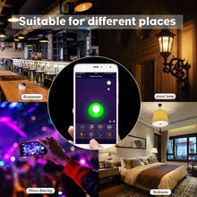 โหลดรูปภาพลงในเครื่องมือใช้ดูของ Gallery 12w 15w Tuya Smart Light Bulb  Color Changing wifi Light E27 B22 RGB LED Bulb Dimmable Alexa Compatible Smart Life APP Google
