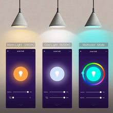 โหลดรูปภาพลงในเครื่องมือใช้ดูของ Gallery 12w 15w Tuya Smart Light Bulb  Color Changing wifi Light E27 B22 RGB LED Bulb Dimmable Alexa Compatible Smart Life APP Google
