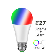 โหลดรูปภาพลงในเครื่องมือใช้ดูของ Gallery Dimmable E27 B22 LED Lamp RGB 15W WIFI Smart Bulb Bluetooth APP Control RGBWW Light Bulb 85-265V For Home
