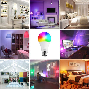 1PC 15W WiFi Smart Light Bulb B22 E27 LED RGB Lamp Work With Alexa Google Home White Dimmable Timer Function Magic Bulb Hot Sale