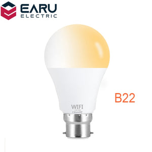Dimmable 15W B22 E27 WiFi Smart Light Bulb LED Lamp App Operate Alexa Google Assistant Control Wake up Smart Lamp Night Light