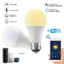 Load image into Gallery viewer, Dimmable 15W B22 E27 WiFi Smart Light Bulb LED Lamp App Operate Alexa Google Assistant Control Smart Lamp Night Light
