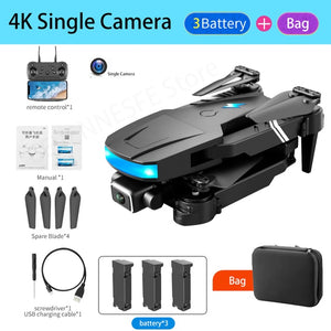 2021 New Ls-878 Mini Drone 4k 1080P Hd Dual Camera Fpv Wifi Rc Quadcopter  Toys For Aldult Rc Plane Altitude Hold Mode Dron