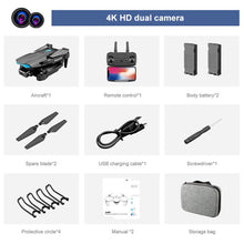 โหลดรูปภาพลงในเครื่องมือใช้ดูของ Gallery S89 Mini Drone 4K HD Dual Camera Professional Wifi FPV Air Pressure Altitude Hold Foldable Quadcopter With Camera RC Plane Toys
