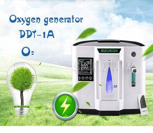 DEDAKJ  1L-7L Oxygen Concetrator Concentrater DE-1A Oxygen Making Machine 220V Oxygenation Generator Machine CE For Home