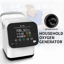 Load image into Gallery viewer, 1L-7L Portable Oxygen Concetrator Elderly Household Oxygen Making Machine Oxygen Maker With Atomization Function For Home 220V
