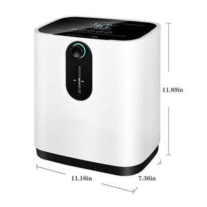 Portable 1L-7L Medical Oxygen Concentrator Machine Generator Oxygen Making Machine Without Battery Air Purifier AC 220V/110V