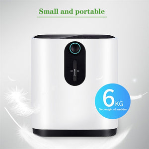 AUPORO 1-7L/min Portable Oxygen Concentrator Machine Generator Oxygen Making Machine Without Battery Air Purifier AC 220V/110V