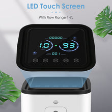 โหลดรูปภาพลงในเครื่องมือใช้ดูของ Gallery AUPORO 1L-7L Portable Oxygen Concentrator Low Operation Noise Oxygen Generator Home Care Oxygene Machine For Home Travel Use
