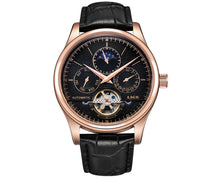 โหลดรูปภาพลงในเครื่องมือใช้ดูของ Gallery Reloj LIGE Men Watch Mechanical Tourbillon Luxury Fashion Brand Leather Male Sport Watches Men Automatic Watch Relogio Masculino
