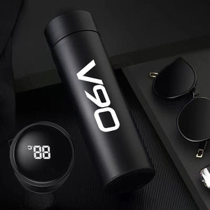 กระติกน้ำ อัจฉริยะ สำหรับชาววอลโว่ For Volvo V40 V60 V90 XC60 XC90 XC40 S60 S90 S80 C30 C70 S40 V70 V90 Xc70 T6 Car Accessories Display Water Bottle Travel Cup