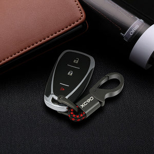 car keychain metal leather key chain Car Interior Decoration For Volvo S60 XC90 V40V60 S90 V90  AWD T6 Car Keychain Accessories