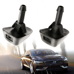 2 Pcs Car Windshield Wiper Water Spray Jet Auto Washer Nozzle For Volvo C30 C70 S40 V40 V50 S70 V70 S80 XC70 Etc Car Accessories