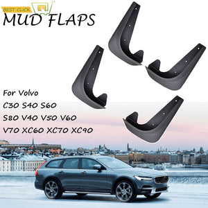 Mud Flaps Mudflaps Splash Guards Mudguards For Volvo C30 S40 S60 S70 S80 V40 V50 V60 V70 AWD Cross Country XC60 XC70 XC90