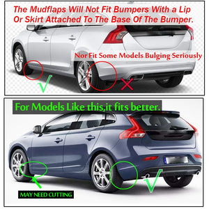 Mud Flaps Mudflaps Splash Guards Mudguards For Volvo C30 S40 S60 S70 S80 V40 V50 V60 V70 AWD Cross Country XC60 XC70 XC90