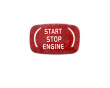Load image into Gallery viewer, For-Volvo Volvo V40 V60 S60 S60L XC60 S80L Stick on Style Carbon Fiber Engine Start Button Cover 1pcs Red/Black Color
