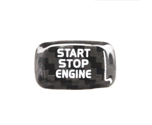 For-Volvo Volvo V40 V60 S60 S60L XC60 S80L Stick on Style Carbon Fiber Engine Start Button Cover 1pcs Red/Black Color
