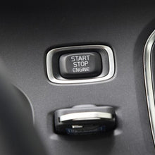 Load image into Gallery viewer, For-Volvo Volvo V40 V60 S60 S60L XC60 S80L Stick on Style Carbon Fiber Engine Start Button Cover 1pcs Red/Black Color
