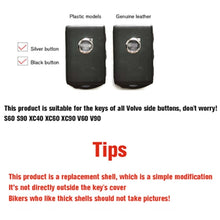 將圖片載入圖庫檢視器 1x Keyless Entry Remote Control Refit Acrylic Car Key Shell Replacement for Volvo 2015-2018 XC90 S90 V90 2018 XC60 Case Only
