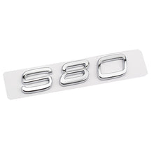 Load image into Gallery viewer, Silver D2 D5 S90 S80 S60 S40 Rear Sticker for Volvo S90 S80 S60 S40 D2 D5 Letter Word Label Sticker Volvo Trunk Sticker ABS
