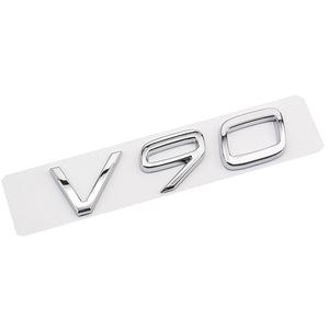 Silver D2 D5 S90 S80 S60 S40 Rear Sticker for Volvo S90 S80 S60 S40 D2 D5 Letter Word Label Sticker Volvo Trunk Sticker ABS