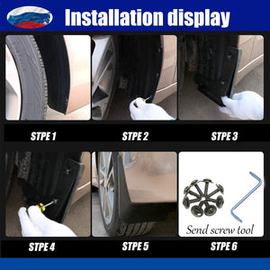 FOR Volvo XC40 2017-2022 Mudguard Fender Mud Flap Guards Splash Mudflaps Car Accessories Auto Styline Front Rear 4pcs Mudguards