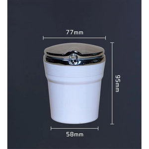 For Volvo S60 2019 2020 2021With Led Lights car Logo Creative Personality ashtray Creative cigarette dustbin Car Accessories