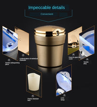 โหลดรูปภาพลงในเครื่องมือใช้ดูของ Gallery For Volvo S60 2019 2020 2021With Led Lights car Logo Creative Personality ashtray Creative cigarette dustbin Car Accessories
