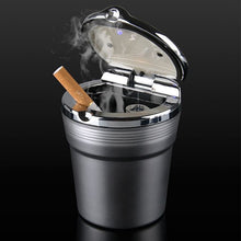 โหลดรูปภาพลงในเครื่องมือใช้ดูของ Gallery For Volvo S60 2019 2020 2021With Led Lights car Logo Creative Personality ashtray Creative cigarette dustbin Car Accessories

