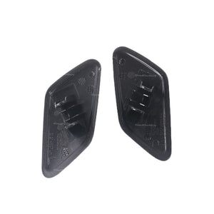 For Volvo C30 2011 2012 2013 Left Right Pair Front Bumper Headlight Washer Nozzle Cover Unpainted 39863927 39863944